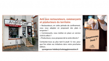 Synergences – Aide aux commerçants et restaurateurs