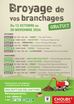 Broyage de vos branchages