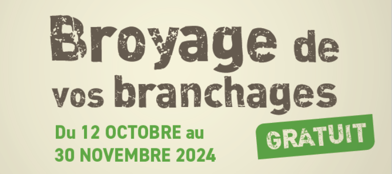 Broyage de vos branchages